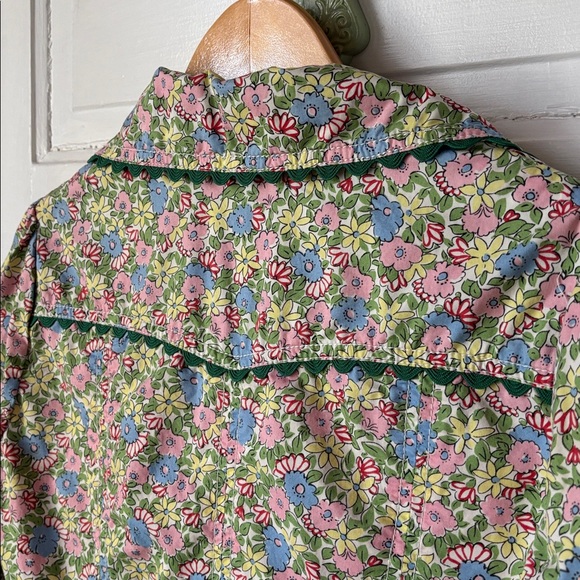 ANTHROPOLOGIE ODILLE FLORAL TRENCH COAT - Picture 8 of 9